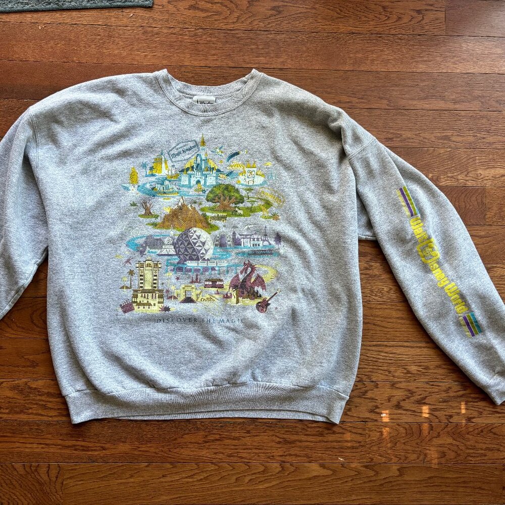 Disney Parks Discover The Magic Sweatshirt Walt Disney World 2XL
